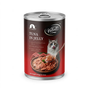 Velvet Tuna in Jelly Wet Cat Food 400g