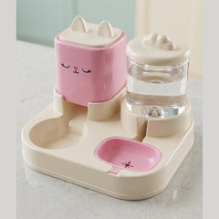 Automatic Dog and Water Feeder 2 in 1 Automatic Water Dispenser for Cat & Dog