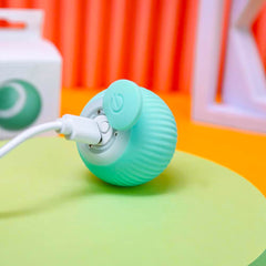 360° Self-Rotating Cat Ball Toy – USB Rechargeable Interactive Roller for Kittens