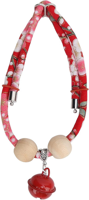 Cotton Pet Bell Collar Adjustable Collar for Cats