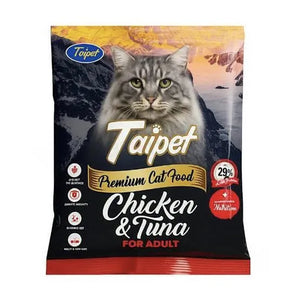 Taipet Premium Chicken & Tuna Dry Cat Food For Adult Cats