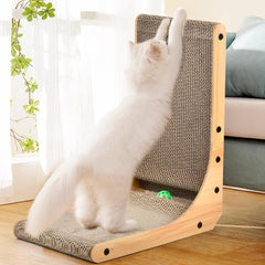 Cat Scratcher L-Shaped Vertical Cat Scratch Board