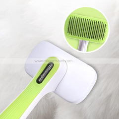 Self-Cleaning Pet Hair Remover Slicker Brush for Dogs & Cats – Comfortable Grip for Undercoat Grooming