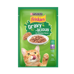 Purina Friskies Adult Pouch Gravy Licious in Chicken Flavor 70g