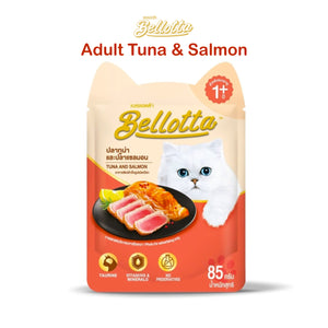Bellotta Adult Pouch Tuna and Salmon 85g