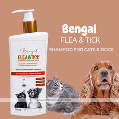 Bengal Flea & Tick Shampoo for Dogs and Cats 250ml