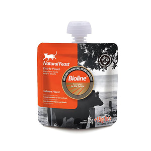 Bioline Natural Feast Salmon Pouch 85g + 15g Free