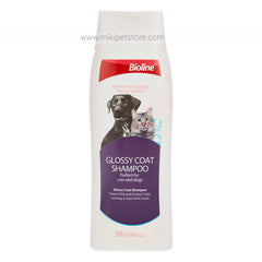 Bioline Glossy Coat pet Shampoo 250ml for Dog & Cat
