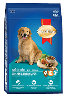 SmartHeart Adult Dog Food Chicken & Liver Dry Dog Food for Adult Dogs