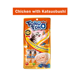 Toro Toro Creamy Treat Chicken with Katsuobushi 75g (15gX5)