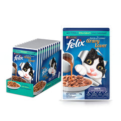Purina Felix Adult Tuna in Gravy Wet Cat Food 85gm