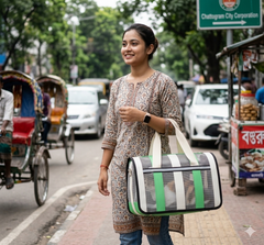 Soft Mesh Cat Carrier Handbag: Portable Travel Bag