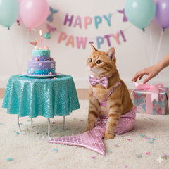 Cat Mermaid Costume- cat Dress