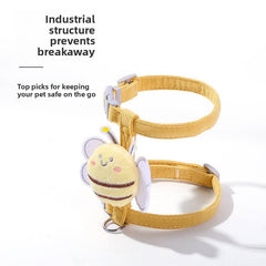 Cat Leash Honeybee-Shaped Harness & Leash Set Cats & Small Dogs