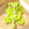Cozy Dino-Cat Plush Onesie for Cats