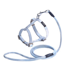 Gradient Pet Cat Harness and Leash Set – I-Shaped Chest Strap for Small Dogs and Cats