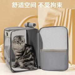 Portable Breathable Large Space Cat Dog Carrier Backpack Handbag Pet Travel Bag