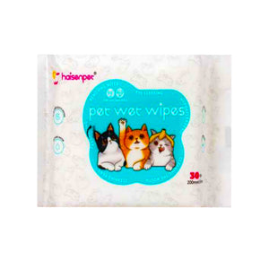 Haisenpet Anti Bacterial Pet Wet Wipes