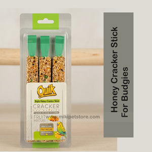 Quik Triple Honey Cracker Stick For Budgies