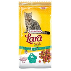 Versele-Laga Lara Indoor Hairball Control Cat Food with Chicken 2KG