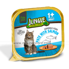Jungle Adult Cat Food Pate with Salmon 100gm