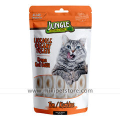 Jungle Lickable Creamy Cat Treats With Tuna & Shrimp 70g