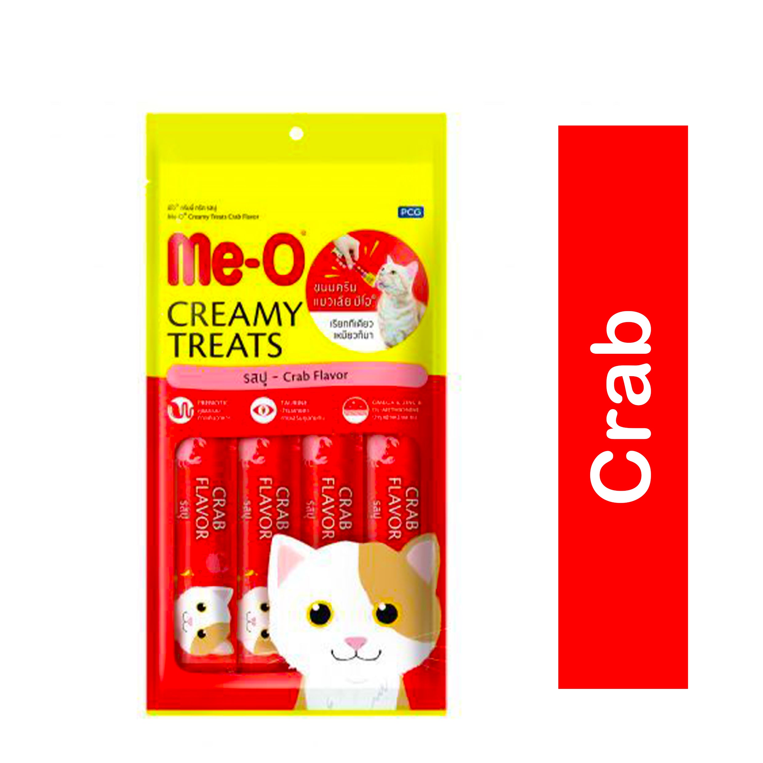 Me-O Creamy Treats Crab Flavor (4*15g)