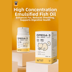 Cat Butler Omega 3 Fish Oil 50ml Supplement