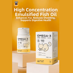 Cat Butler Omega 3 Fish Oil 50ml Supplement