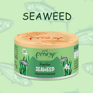 Pramy Cat Can Food Digestion Tuna Topping Seaweed recipe 80g