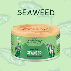 Pramy Cat Can Food Digestion Tuna Topping Seaweed recipe 80g