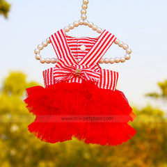 All-Season Cat & Puppy Party Dress - Stylish Outfit for Every Occasion