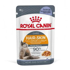 Royal Canin Wet Food Pouch Hair & Skin Care in Jelly 85g