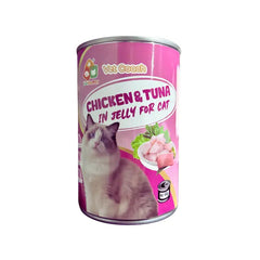 Taido Pet Vet Coach Cat Canned Food Chicken & Tuna in Jelly 400g