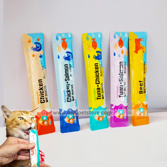 Taido Pet Vet Coach Cat Single Treat Snacks -(1 piece 15g)