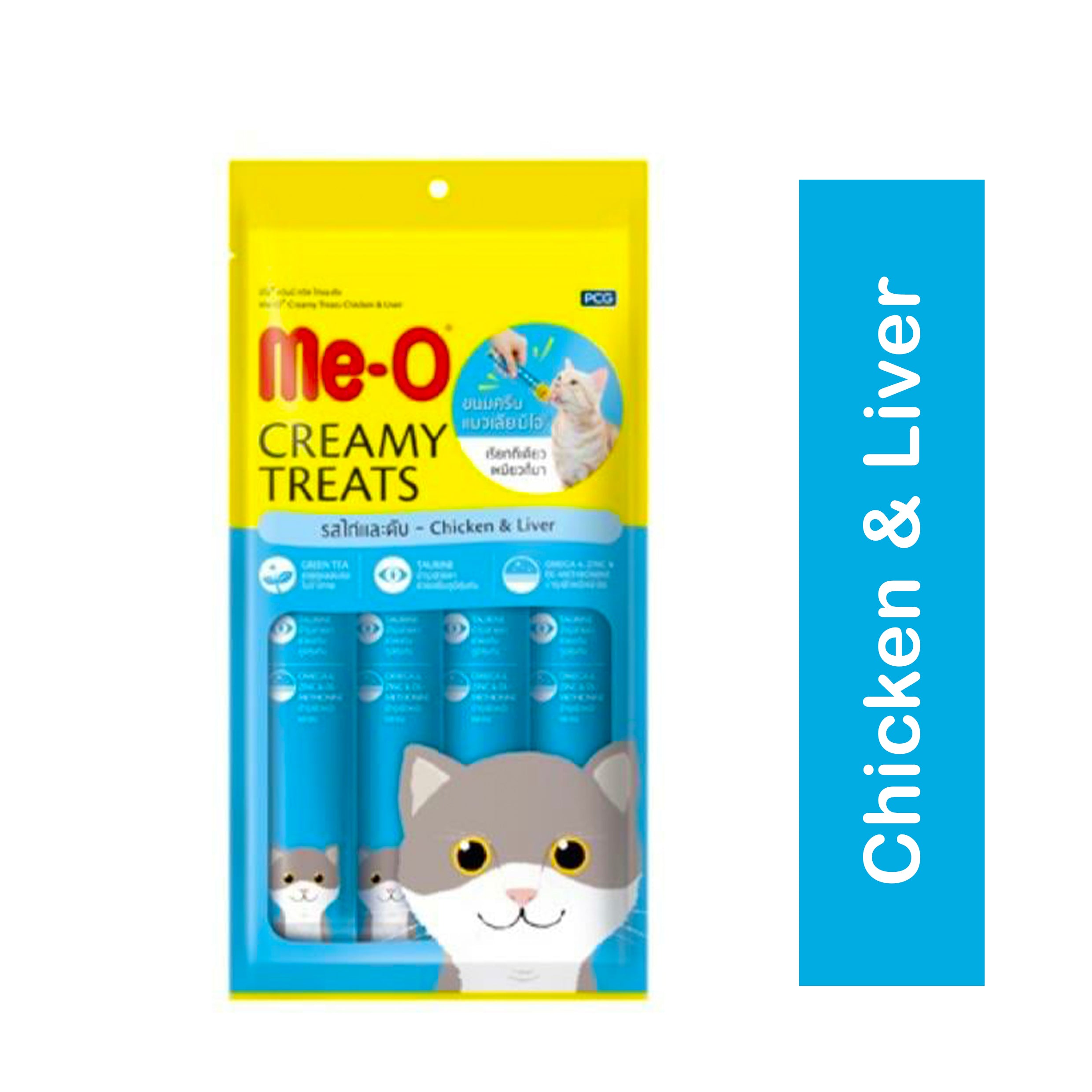 Me-O Creamy Treats Chicken & Liver Flavor (4*15g)