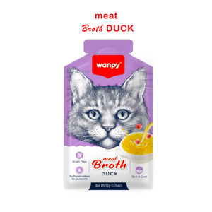 Wanpy Meat Broth Duck for Cats 50g
