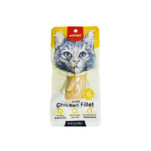 Wanpy Pure Chicken Fillet for Cats 25gm