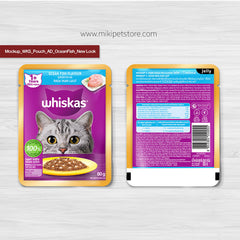 Whiskas 1+ Years Ocean Fish Flavour -80 gm Cat Pouch