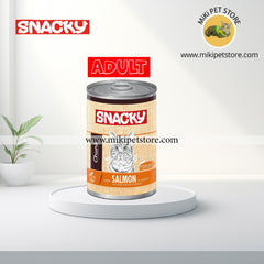 Snacky Adult Cat Wet Food Salmon in Gravy 400g