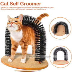 Self-Grooming Cat Arch Tunnel Scratcher Toy – Massage & Play Tunnel