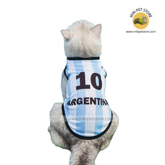 World Cup Argentina Jersey for Cats and Dogs