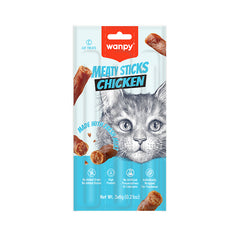 Wanpy Meaty Sticks Cat Treat Chicken 21gm