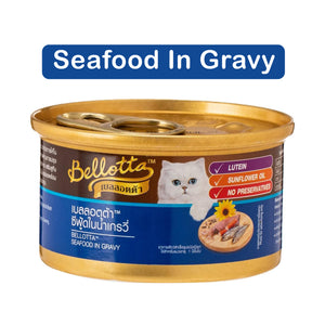 Bellotta Cat Food Canned Seafood In Gravy 85 gm