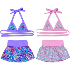 Pet Bikini Swimming Costume Floral Pattern Cat Puppy Swimsuit