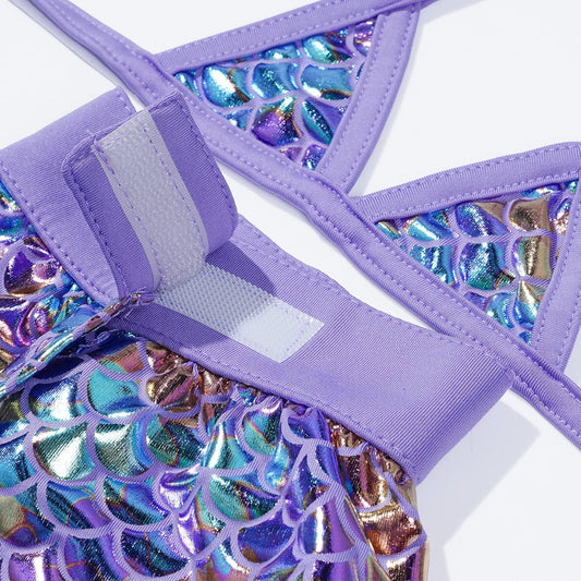 Pet Bikini Swimming Costume Floral Pattern Cat Puppy Swimsuit