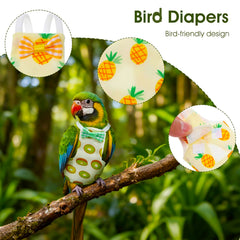 Reusable Bird Waterproof Diaper Flight Suit