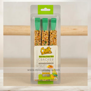 Quik Triple Honey Cracker Stick for Parakeets