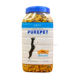 PUREPET Dog Treat Biscuits, Milk Flavour 455G Pack, All Life Stages