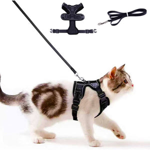 Escape Proof Cat Harness and Leash Set Breathable Mesh Vest